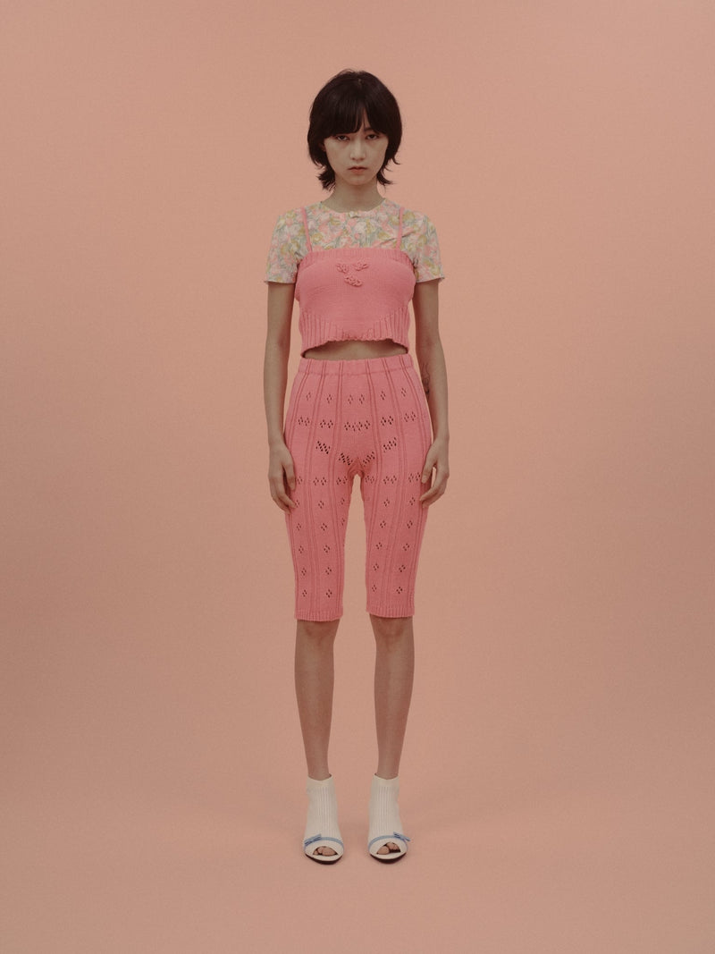 Clueless Knit Pants / Pink