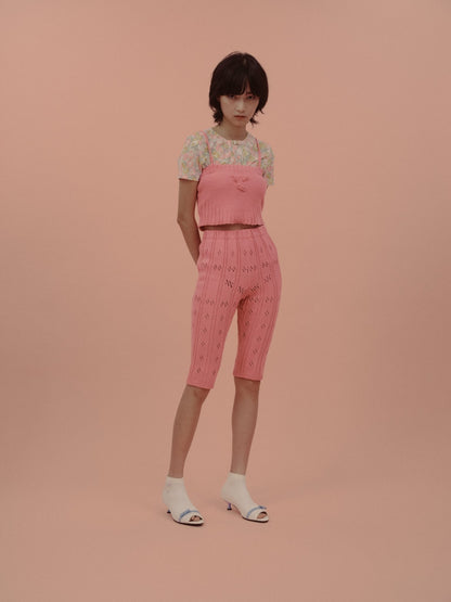 Clueless Knit Pants / Pink