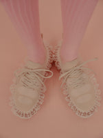 New “Jewelry” Shoes lace / Nude Pink