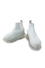 Leather Boots Shoes / Icegray Mint