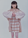 Frill Check / Pink combi