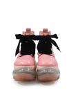 New "Jewelry" Ribbon Boots / Pink