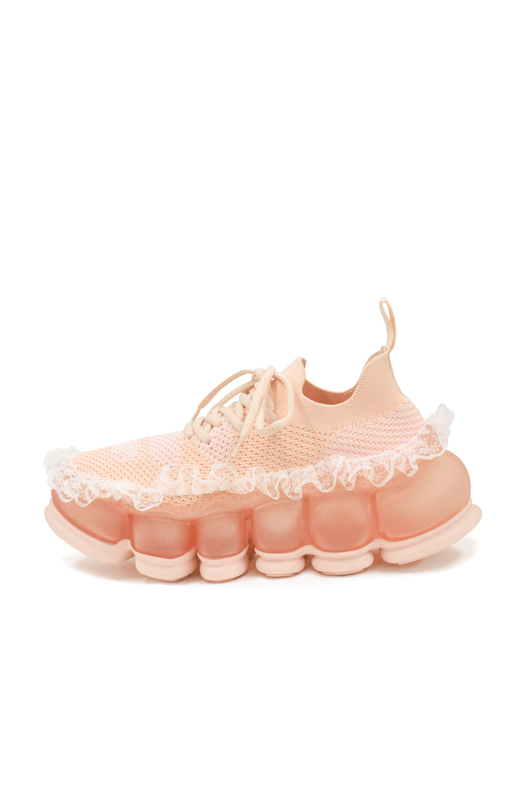 New “Jewelry” Shoes lace / Nude Pink