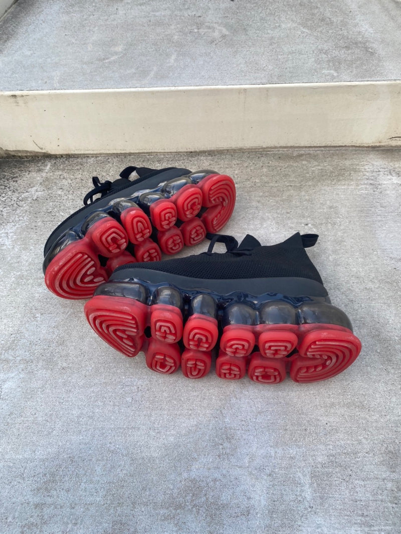New "Jewelry" High Shoes / Red Black