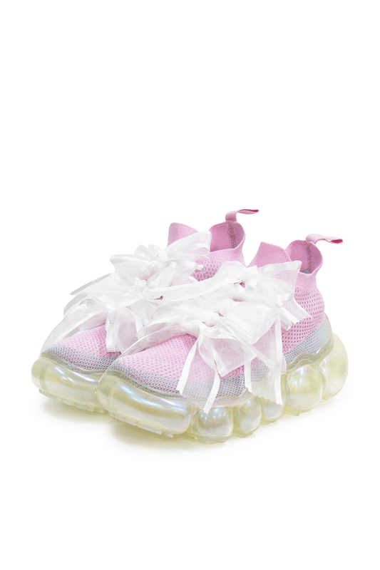 《珠宝》丝带鞋 / Aurora PinkGray