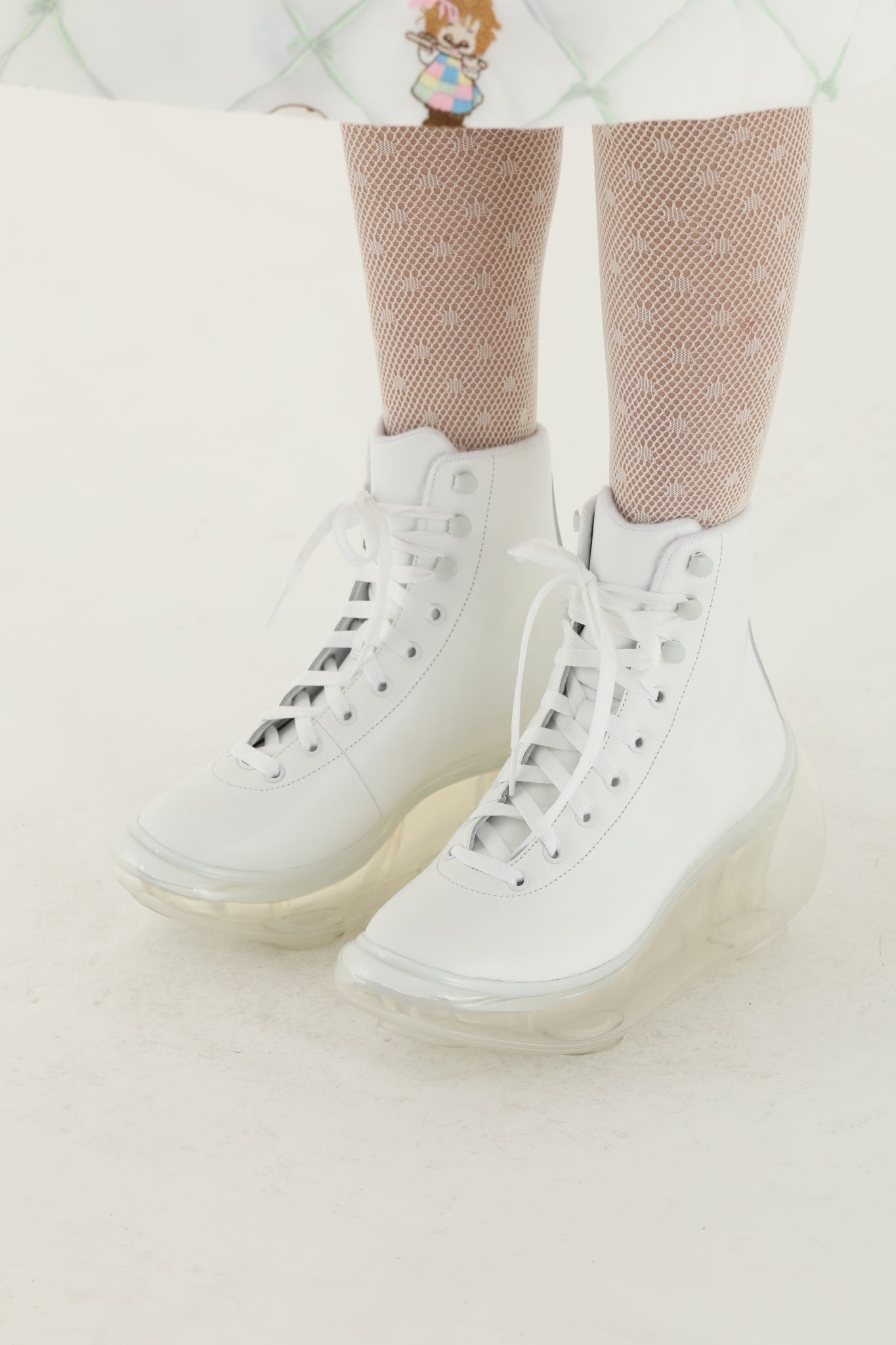 Ice skate boots / White 25cm