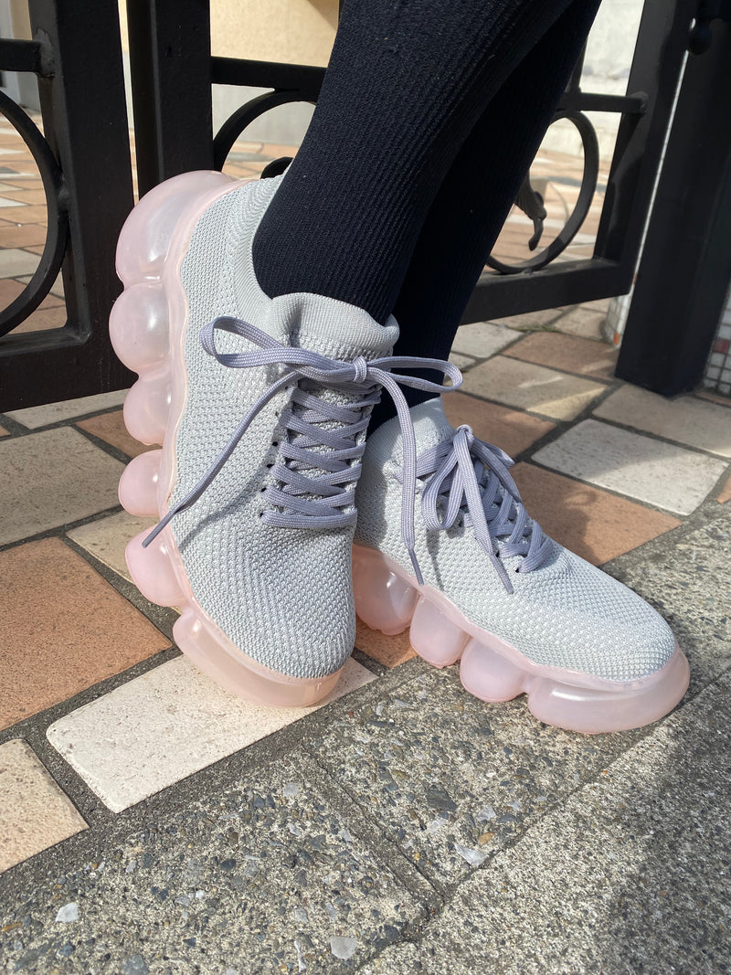 "Jewelry" Basic Shoes / Pink Gray