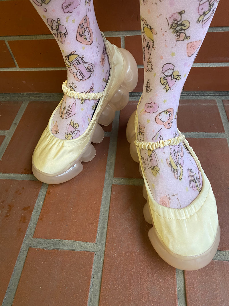 "Jewelry" Ballet Shoes / Yellow