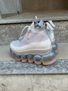 New "Jewelry" High Shoes / Pink Gray