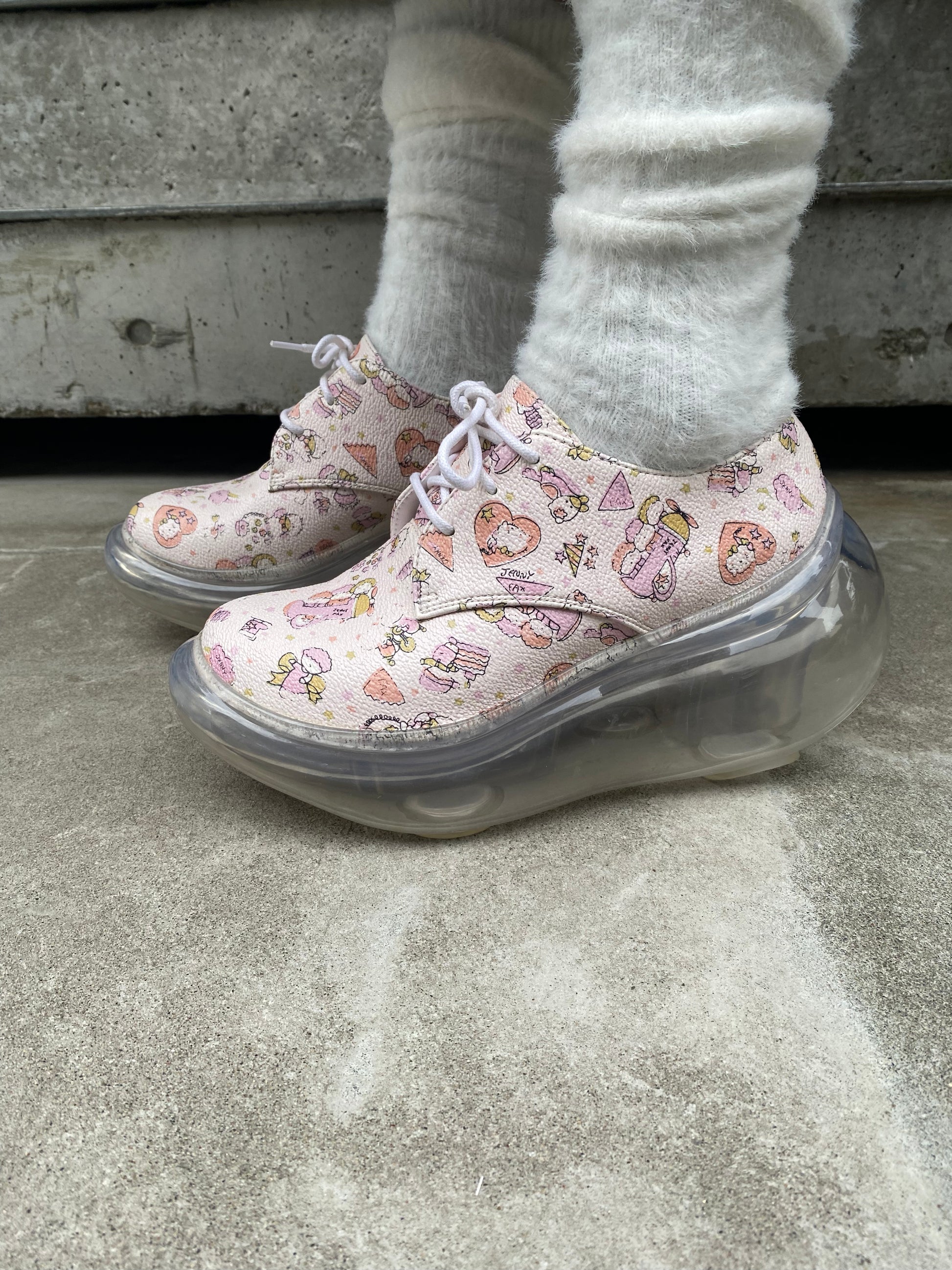 靴 JennyFax Classic Print Shoes Classic Print Shoes / Pink Cartoon|MIKIOSAKABE&JennyFax公式