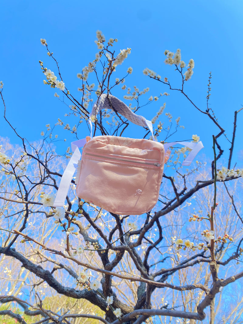 Flower刺繍 Bag / Pink